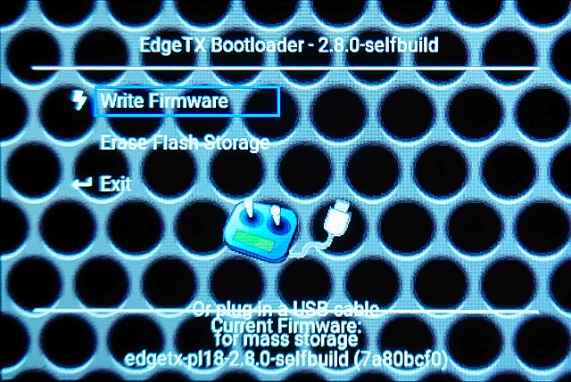 EdgeTX bootloader on PL18