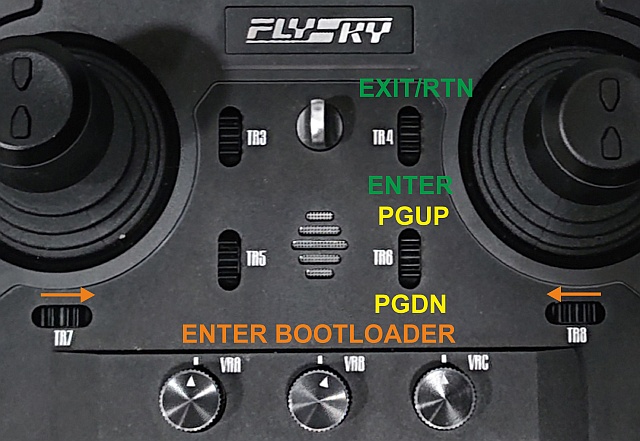 PL18 bootloader keys
