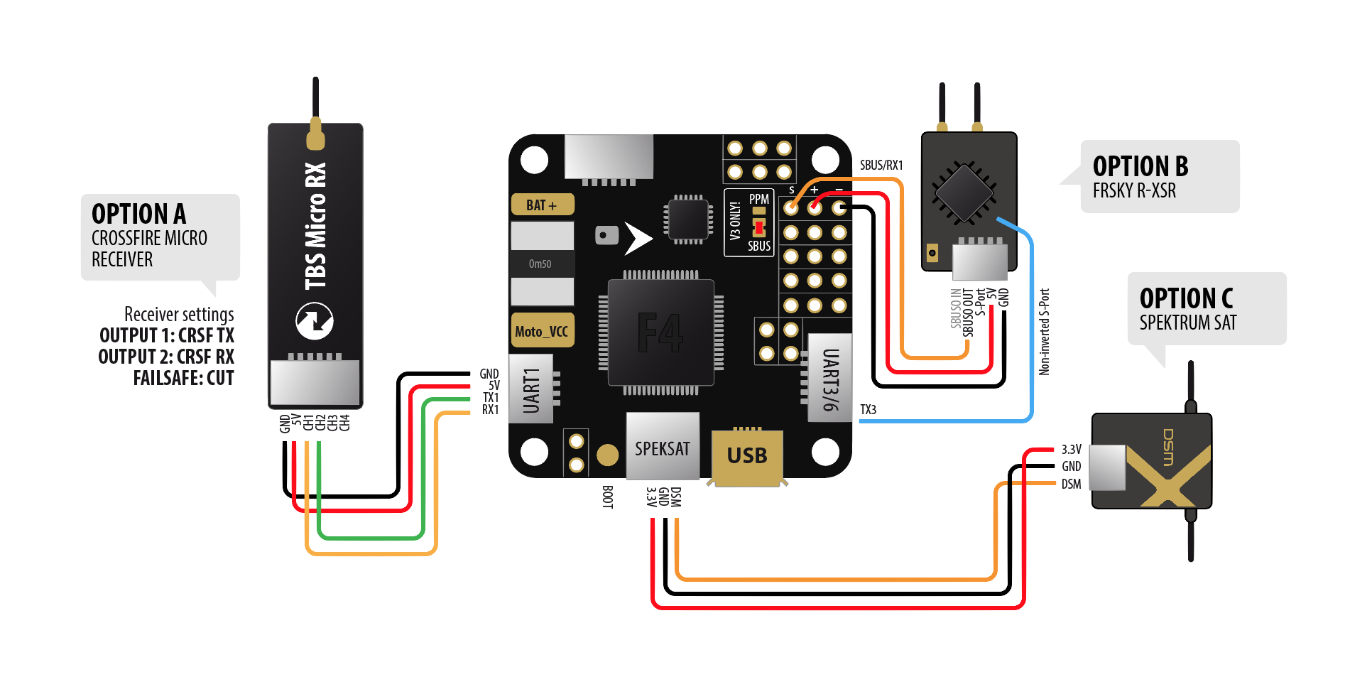 Omnibus F4 Pro RX Setup