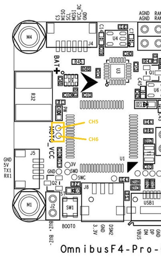 Omnibus F4 Pro SoftwareSerial Connections